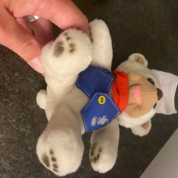 Vintage 1988 Calgary Winter Olympic Hidy and Howdy Mascot Plush Toys - Picture 3 of 11